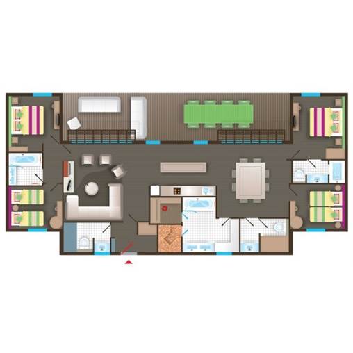 VIP cottage BD455 at Le Bois aux Daims